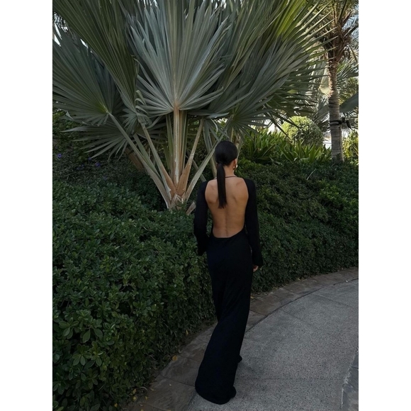 Zara Open Back Dress Maxi Gown - Picture 3 of 12